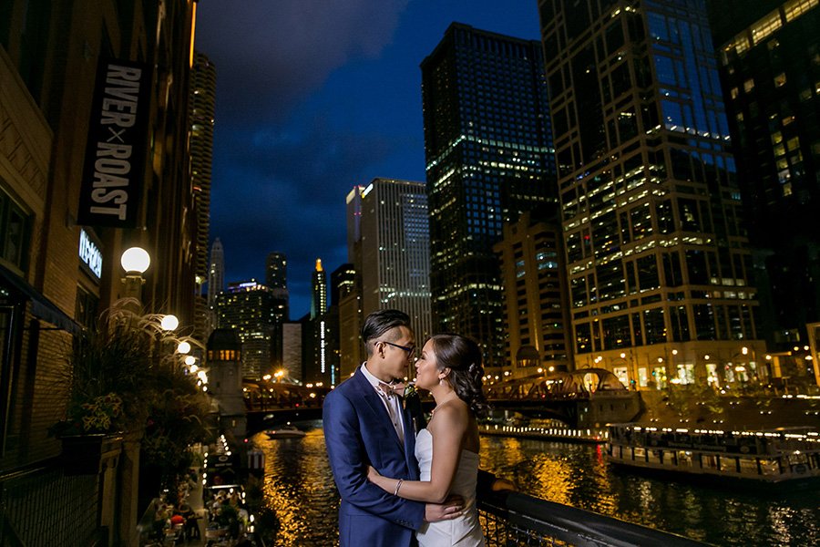 Downtown Chicago wedding / Denise & Yan