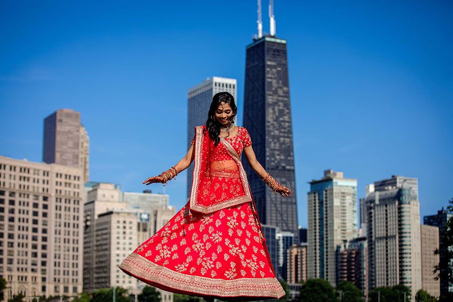 Downtown Chicago Indian wedding / Seema & Neel