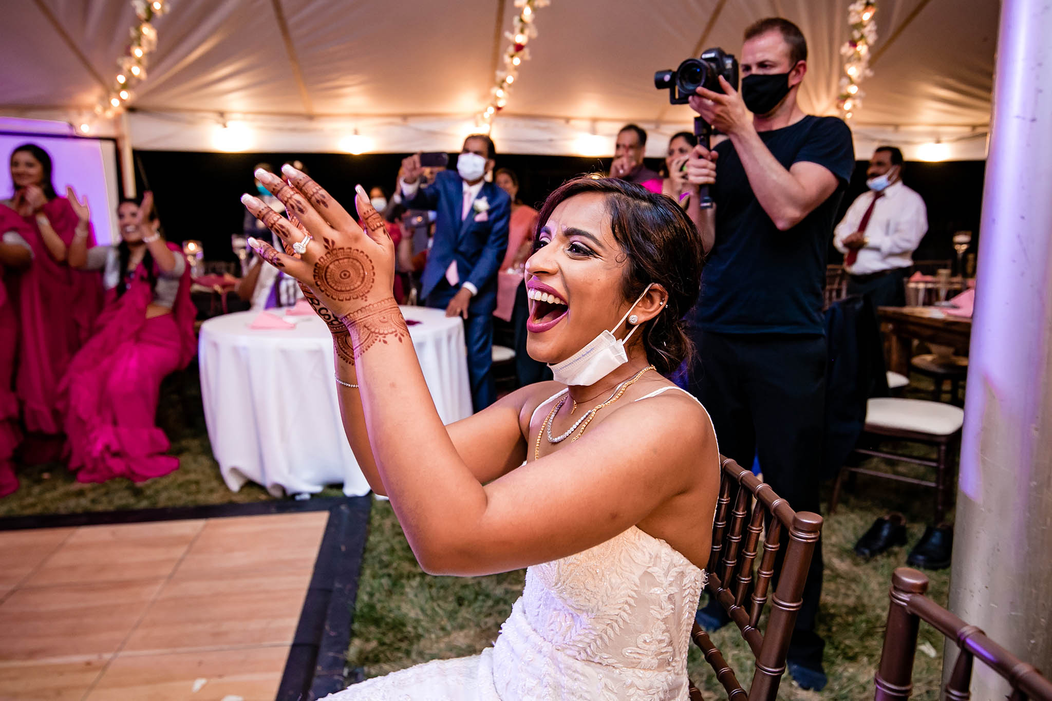 happy indian bride