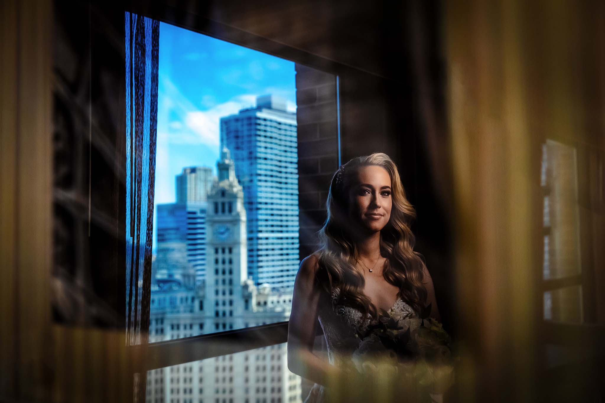 The Magnificent Mile wedding photographer - Chicago